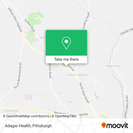Adagio Health map