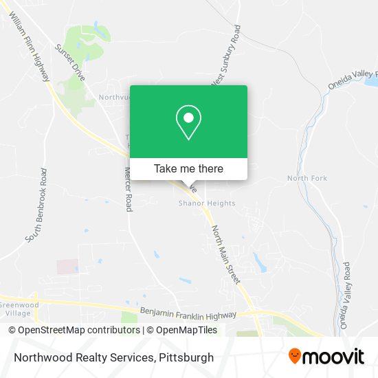 Northwood Realty Services map