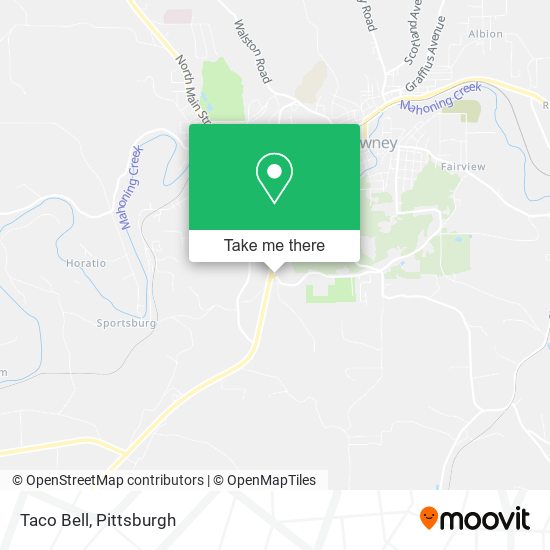 Taco Bell map