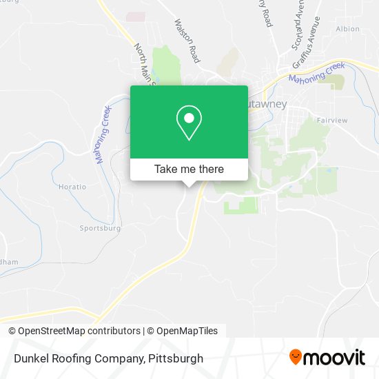 Dunkel Roofing Company map