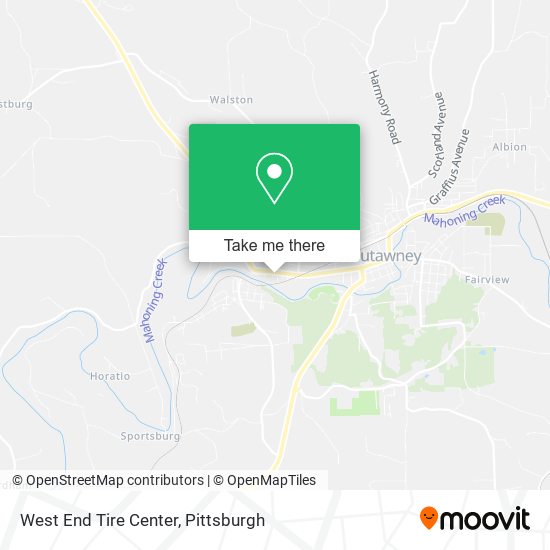 Mapa de West End Tire Center