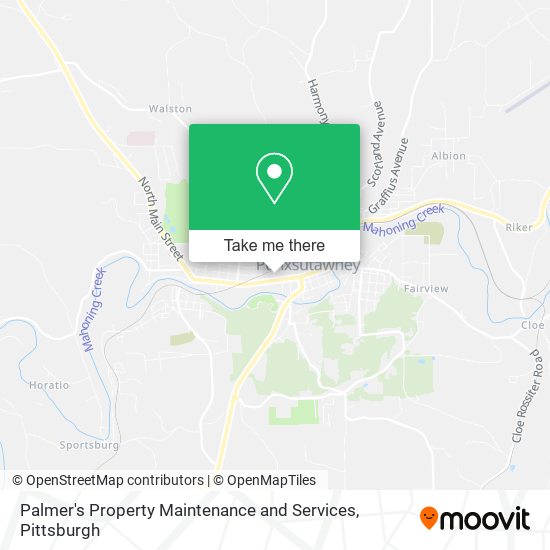 Palmer's Property Maintenance and Services map