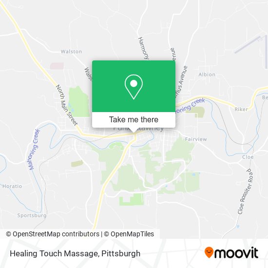 Healing Touch Massage map