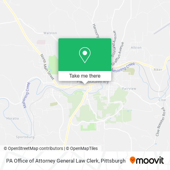 PA Office of Attorney General Law Clerk map