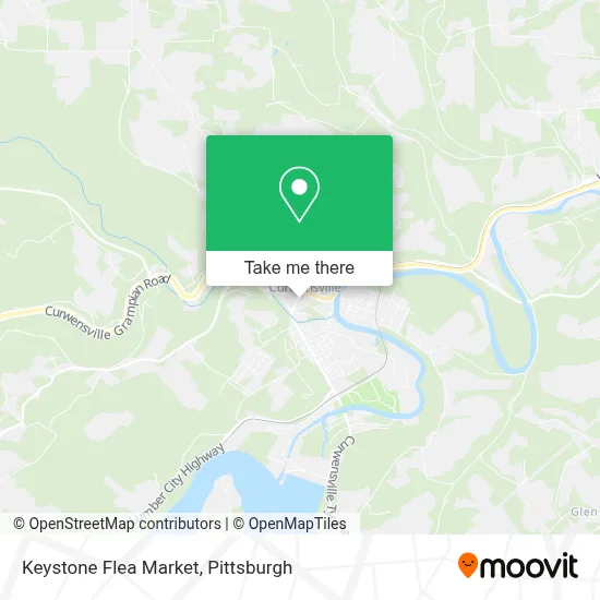 Keystone Flea Market map