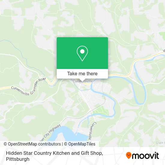 Hidden Star Country Kitchen and Gift Shop map
