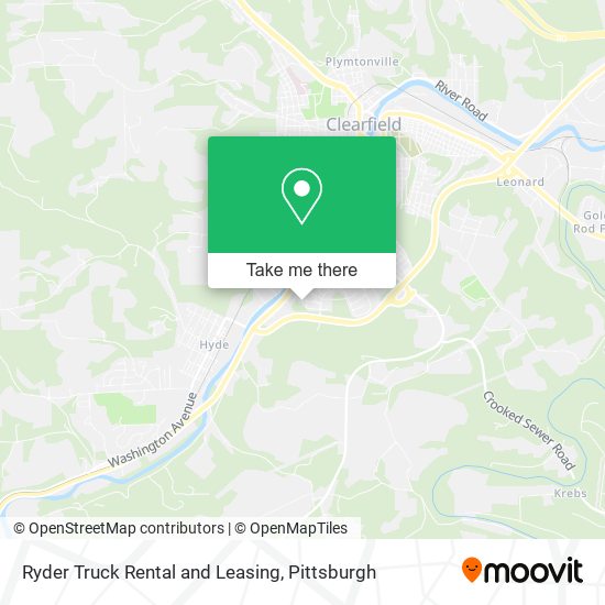 Mapa de Ryder Truck Rental and Leasing