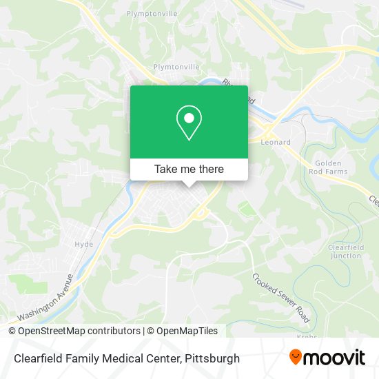 Mapa de Clearfield Family Medical Center