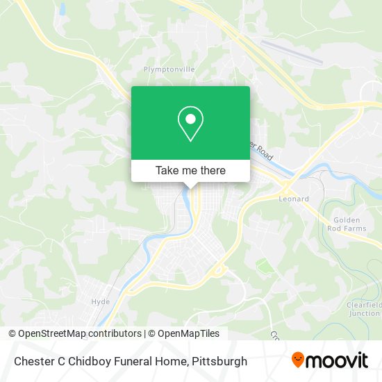 Chester C Chidboy Funeral Home map