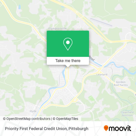 Priority First Federal Credit Union map