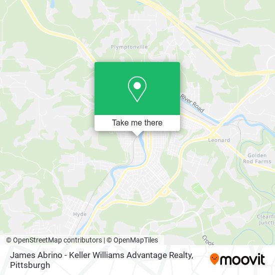 Mapa de James Abrino - Keller Williams Advantage Realty