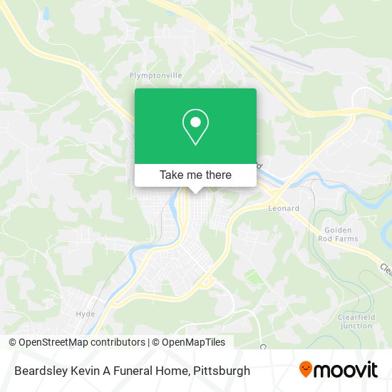 Beardsley Kevin A Funeral Home map