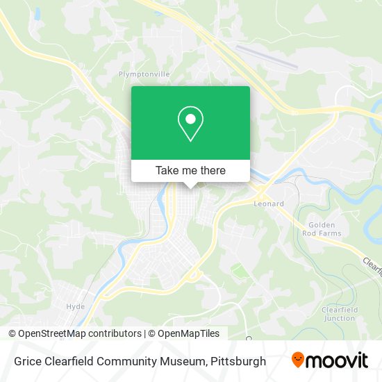 Mapa de Grice Clearfield Community Museum