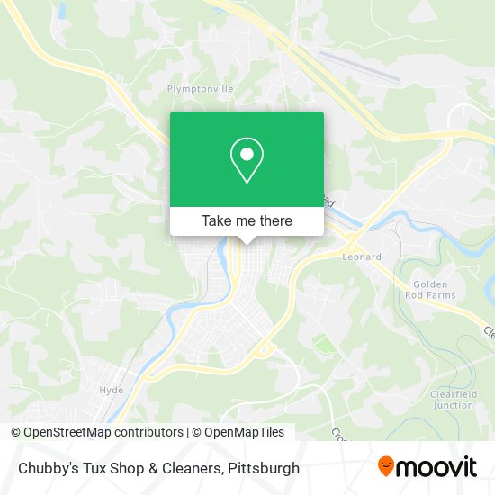 Chubby's Tux Shop & Cleaners map