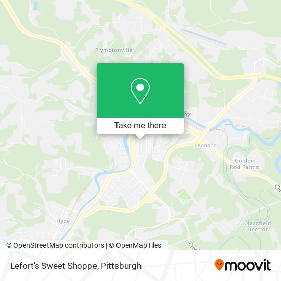 Lefort's Sweet Shoppe map