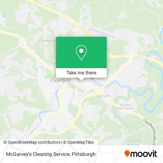 Mapa de McGarvey's Cleaning Service