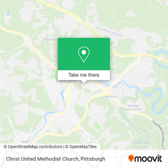 Christ United Methodist Church map