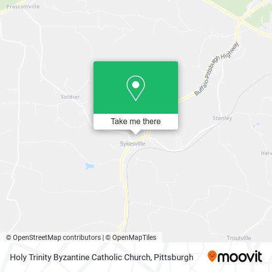 Holy Trinity Byzantine Catholic Church map