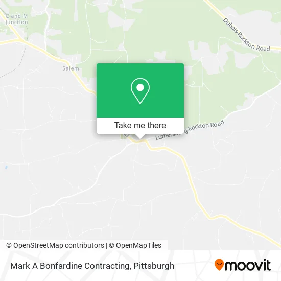 Mark A Bonfardine Contracting map