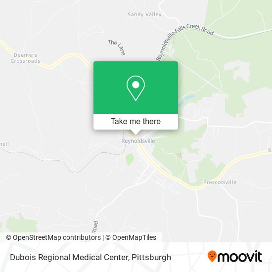 Dubois Regional Medical Center map