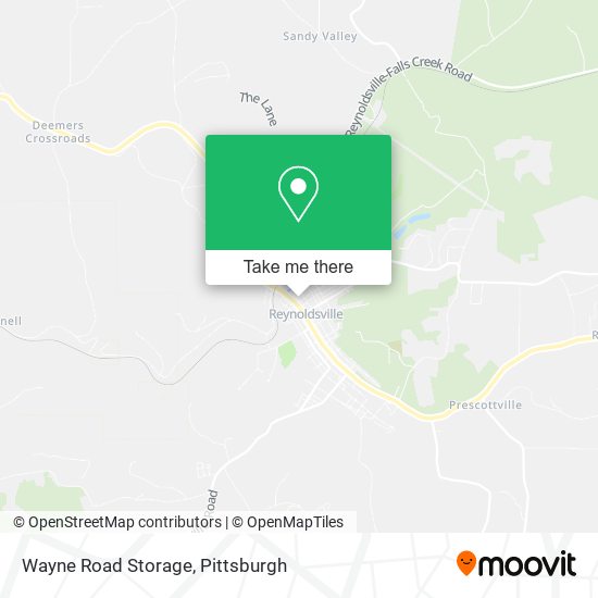 Wayne Road Storage map