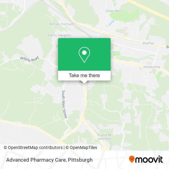 Advanced Pharmacy Care map