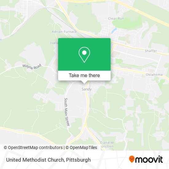 Mapa de United Methodist Church