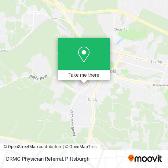 DRMC Physician Referral map