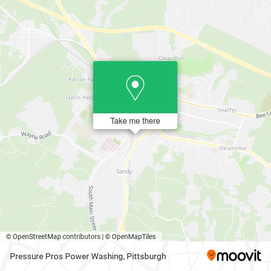 Mapa de Pressure Pros Power Washing