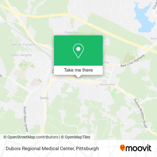 Mapa de Dubois Regional Medical Center