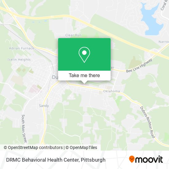 Mapa de DRMC Behavioral Health Center