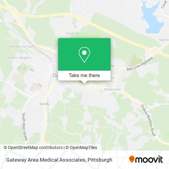 Mapa de Gateway Area Medical Associates