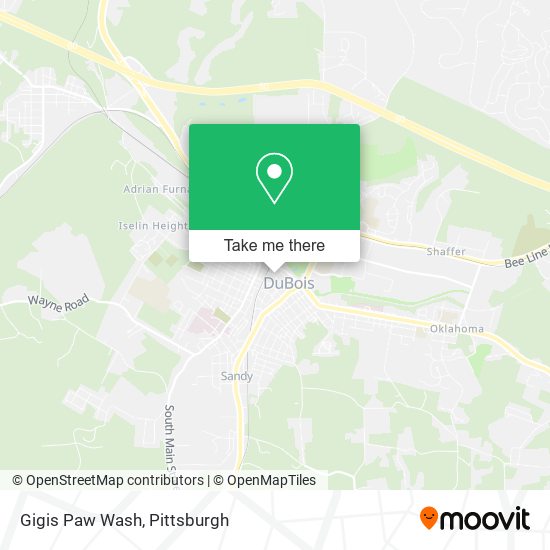 Mapa de Gigis Paw Wash