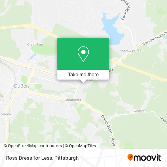 Ross Dress for Less map