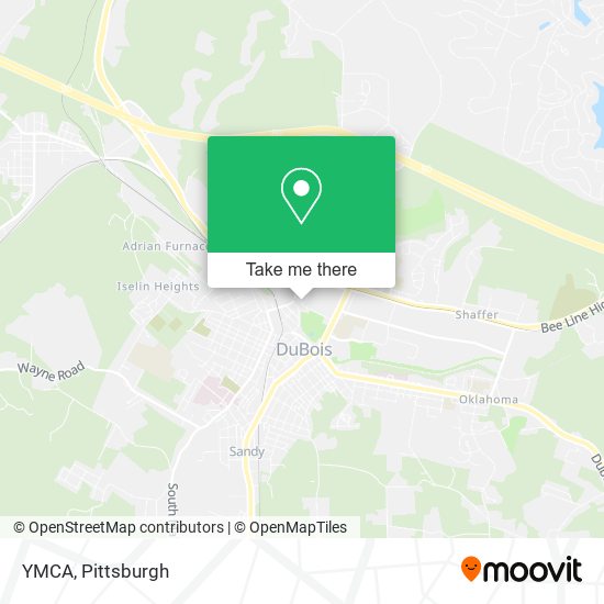 YMCA map