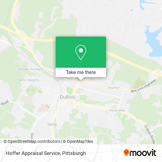 Hoffer Appraisal Service map