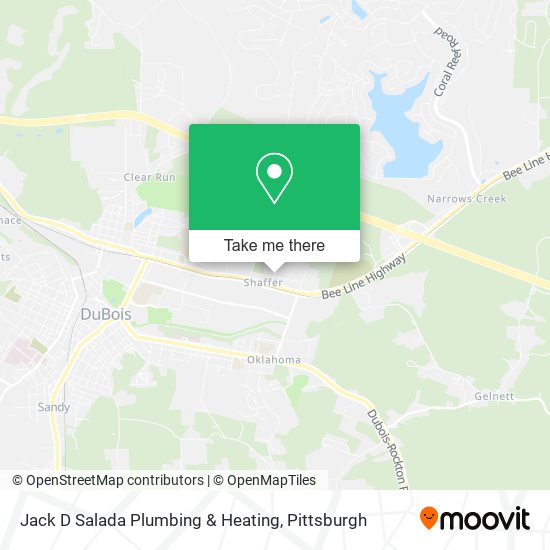 Mapa de Jack D Salada Plumbing & Heating