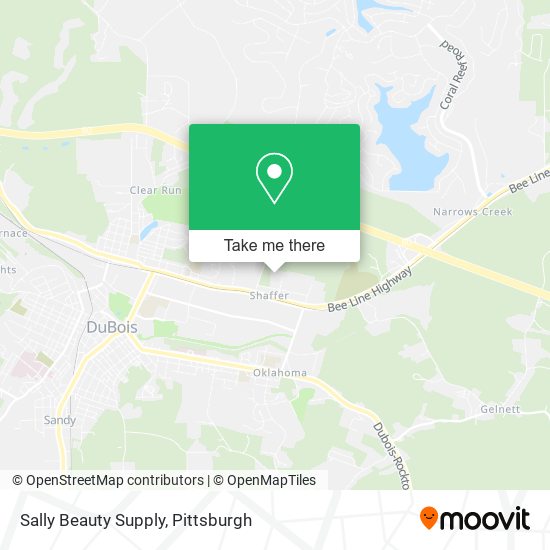 Mapa de Sally Beauty Supply