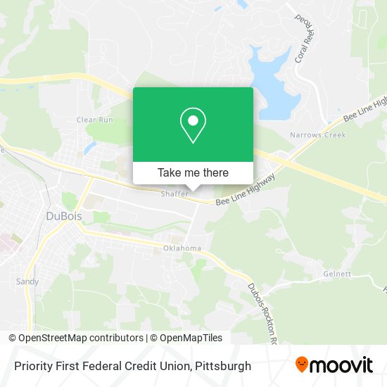 Priority First Federal Credit Union map