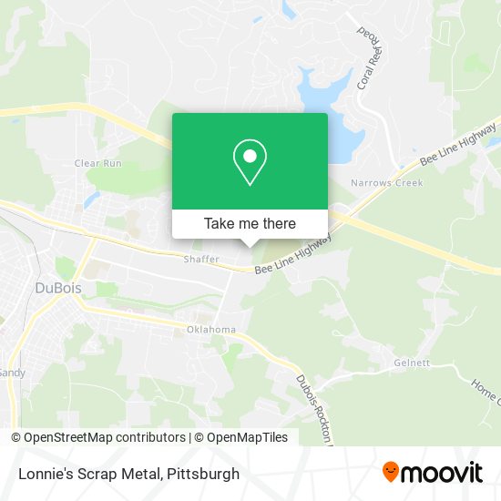 Lonnie's Scrap Metal map