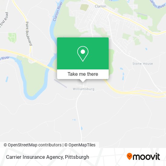 Mapa de Carrier Insurance Agency