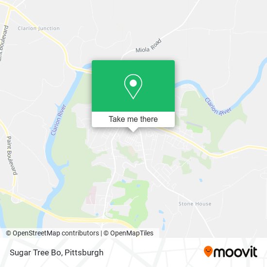 Mapa de Sugar Tree Bo