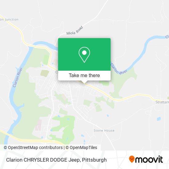 Clarion CHRYSLER DODGE Jeep map