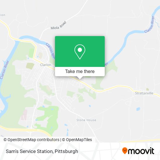 Mapa de Sam's Service Station