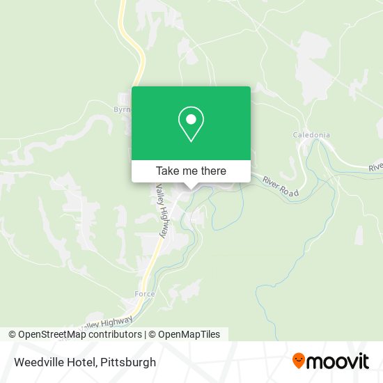 Weedville Hotel map