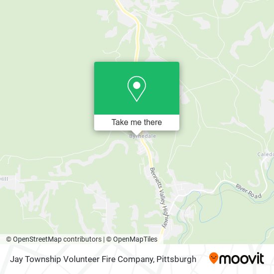 Jay Township Volunteer Fire Company map