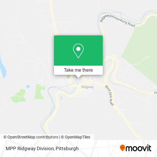 MPP Ridgway Division map