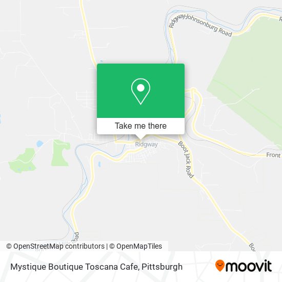 Mapa de Mystique Boutique Toscana Cafe