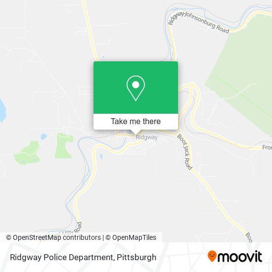 Ridgway Police Department map