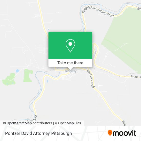 Pontzer David Attorney map